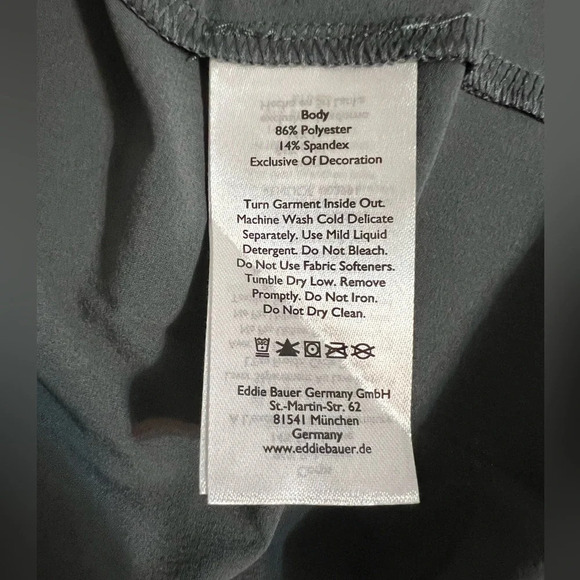 NEW Eddie Bauer Women's Lightweight Hoodie Pullover Jacket 1/2-Zip Gray Large T1 - Picture 6 of 11